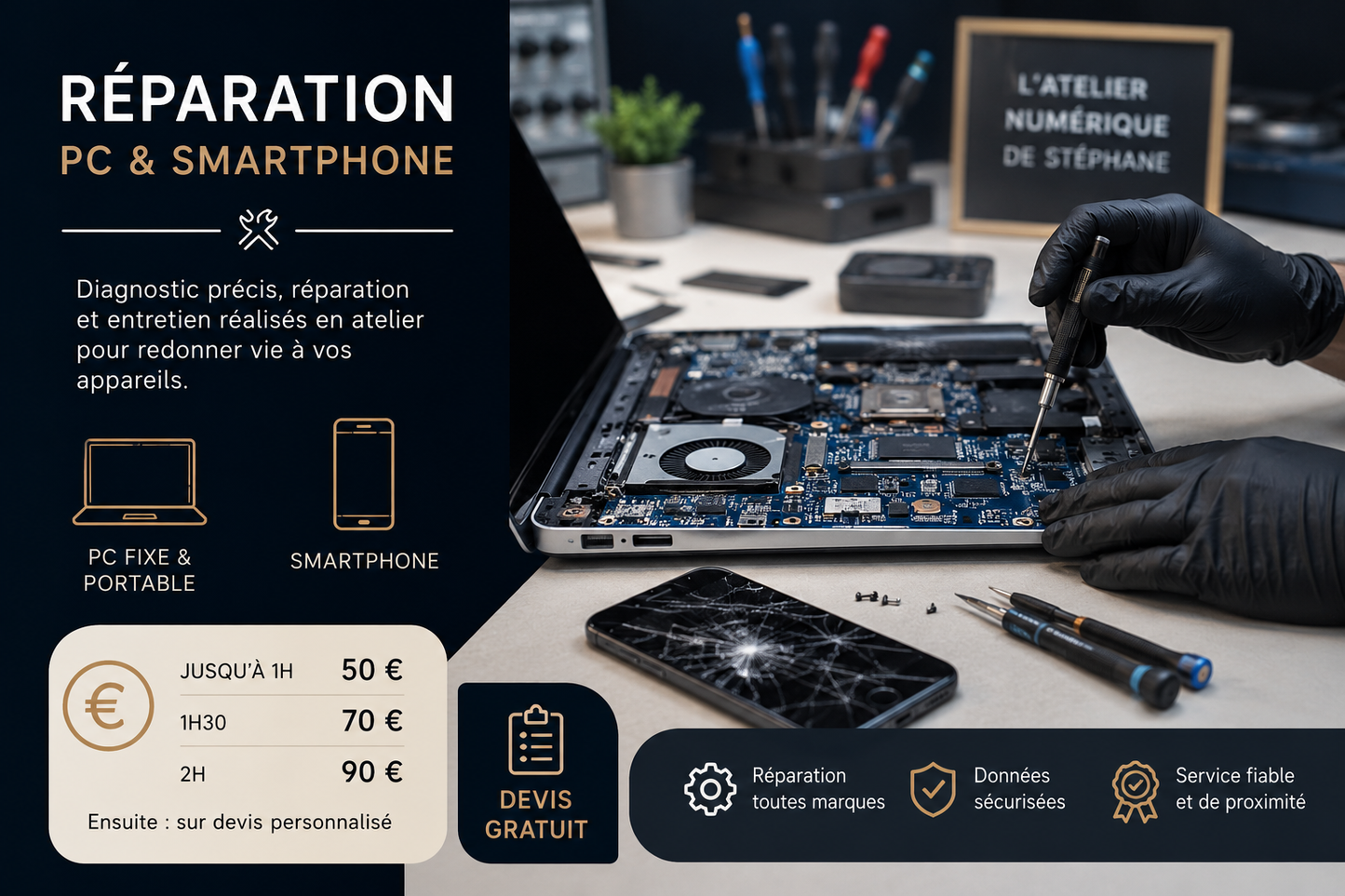 Réparation PC & Smartphone