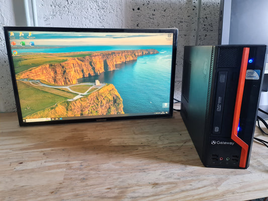 PC Fix | Gateway D110G | Windows 10 Pro | 4Go Ram | 240Go en SSD | Intel Celeron E4300 2.6Ghz