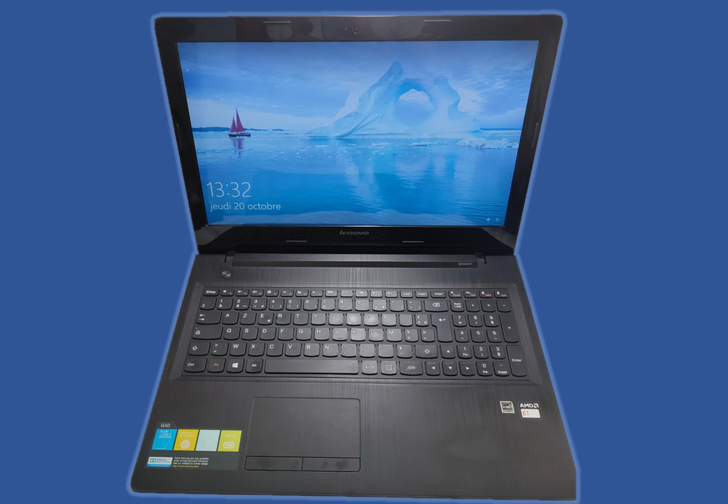 Pc portable Lenovo | Processeur AMD A4 - 2,3GHz | 4Go RAM | SSD 240Go | 15 pouce